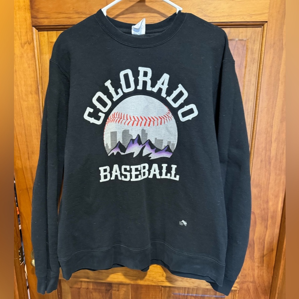 Large crewneck.